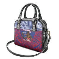Samoa Independence Day Shoulder Handbag 64th Anniversary Toa O Samoa LT14 - Polynesian Pride