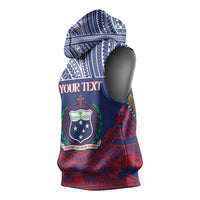 Personalised Samoa Independence Day Sleeveless Hoodie 64th Anniversary Toa O Samoa LT14 - Polynesian Pride