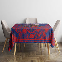 Samoa Independence Day Tablecloth 64th Anniversary Toa O Samoa LT14 - Polynesian Pride
