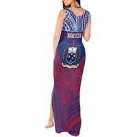 Personalised Samoa Independence Day Tank Maxi Dress 64th Anniversary Toa O Samoa LT14 - Polynesian Pride