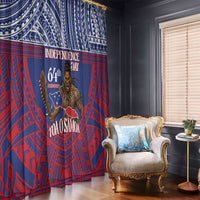Samoa Independence Day Window Curtain 64th Anniversary Toa O Samoa