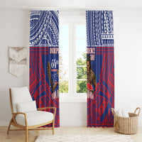 Samoa Independence Day Window Curtain 64th Anniversary Toa O Samoa