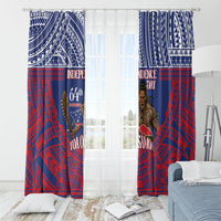 Samoa Independence Day Window Curtain 64th Anniversary Toa O Samoa