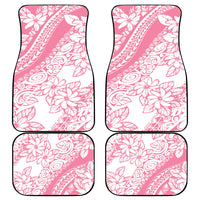 Polynesian Tiare Flower Pink Pastel Vibes Car Mats LT14 - Polynesian Pride