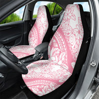 Polynesian Tiare Flower Pink Pastel Vibes Car Seat Cover LT14 - Polynesian Pride