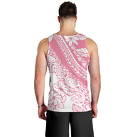 Polynesian Tiare Flower Pink Pastel Vibes Men Tank Top LT14 - Polynesian Pride