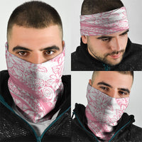 Polynesian Tiare Flower Pink Pastel Vibes Neck Gaiter LT14 - Polynesian Pride
