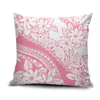 Polynesian Tiare Flower Pink Pastel Vibes Pillow Cover LT14 Pink - Polynesian Pride