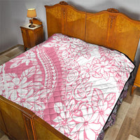 Polynesian Tiare Flower Pink Pastel Vibes Quilt LT14 - Polynesian Pride