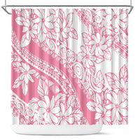 Polynesian Tiare Flower Pink Pastel Vibes Shower Curtain LT14 Pink - Polynesian Pride