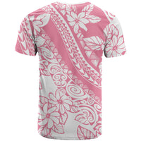 Polynesian Tiare Flower Pink Pastel Vibes T Shirt LT14 - Polynesian Pride
