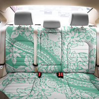 Polynesian Tiare Flower Cyan Pastel Vibes Back Car Seat Cover LT14 - Polynesian Pride