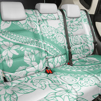 Polynesian Tiare Flower Cyan Pastel Vibes Back Car Seat Cover LT14 - Polynesian Pride