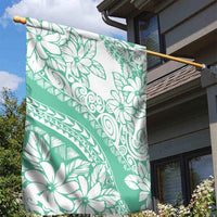 Polynesian Tiare Flower Cyan Pastel Vibes Garden Flag LT14 - Polynesian Pride