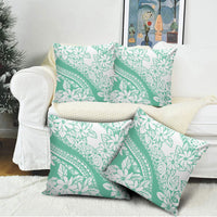 Polynesian Tiare Flower Cyan Pastel Vibes Pillow Cover LT14 - Polynesian Pride