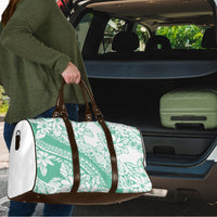 Polynesian Tiare Flower Cyan Pastel Vibes Travel Bag LT14 - Polynesian Pride