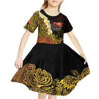 Papua New Guinea 1975 Kid Short Sleeve Dress Create Our History Inspire Our Future LT14 - Polynesian Pride