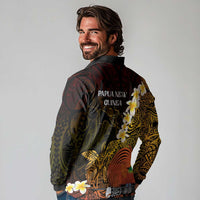 Papua New Guinea 1975 Long Sleeve Polo Shirt Create Our History Inspire Our Future - Polynesian Pride