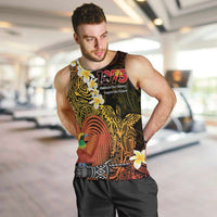 Papua New Guinea 1975 Men Tank Top Create Our History Inspire Our Future LT14 Black - Polynesian Pride