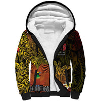 Papua New Guinea 1975 Sherpa Hoodie Create Our History Inspire Our Future LT14 Unisex Black - Polynesian Pride