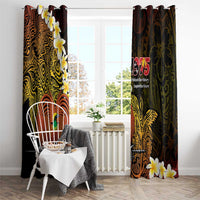 Papua New Guinea 1975 Window Curtain Create Our History Inspire Our Future - Polynesian Pride