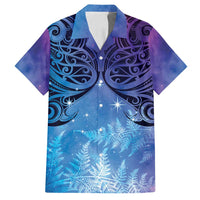 New Zealand Matariki Family Matching Tank Maxi Dress and Hawaiian Shirt Aotearoa Maori New Year Galaxy Maori Silver Fern