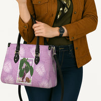Aloha Hawaii Kalo Leather Bag Hawaiian Taro Leaves Stylized Stamp LT14 - Polynesian Pride