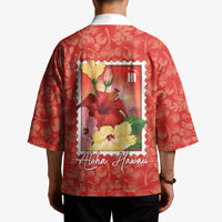Aloha Hawaii Pua Aloalo Kimono Hawaiian Hibiscus Flowers Stylized Stamp LT14 - Polynesian Pride