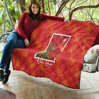 Aloha Hawaii Ohia Lehua Quilt Hawaiian Lei Stylized Stamp LT14 - Polynesian Pride