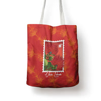 Aloha Hawaii Ohia Lehua Tote Bag Hawaiian Lei Stylized Stamp LT14 - Polynesian Pride