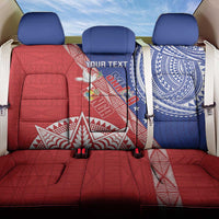 Tonga and Samoa Rugby Custom Back Car Seat Cover Ikale Tahi Manu Samoa Together - Polynesian Pride