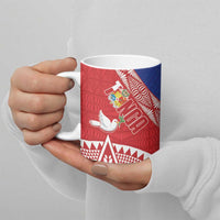 Tonga and Samoa Rugby Ceramic Mug Ikale Tahi Manu Samoa Together LT14 - Polynesian Pride