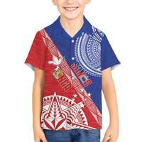 Tonga and Samoa Rugby Custom Hawaiian Shirt Ikale Tahi Manu Samoa Together LT14 - Polynesian Pride