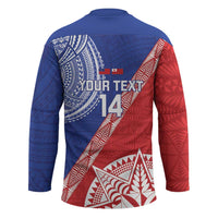 Tonga and Samoa Rugby Custom Hockey Jersey Ikale Tahi Manu Samoa Together LT14 - Polynesian Pride