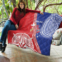 Tonga and Samoa Rugby Custom Quilt Ikale Tahi Manu Samoa Together - Polynesian Pride