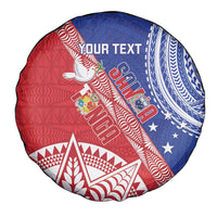 Tonga and Samoa Rugby Custom Spare Tire Cover Ikale Tahi Manu Samoa Together - Polynesian Pride