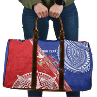 Tonga and Samoa Rugby Custom Travel Bag Ikale Tahi Manu Samoa Together - Polynesian Pride