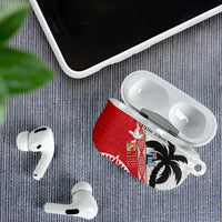 Fiji and Tonga Rugby Custom AirPods Case Flying Fijians Ikale Tahi Together Pacific LT14 - Polynesian Pride