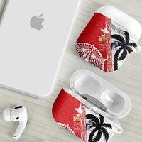 Fiji and Tonga Rugby Custom AirPods Case Flying Fijians Ikale Tahi Together Pacific LT14 - Polynesian Pride