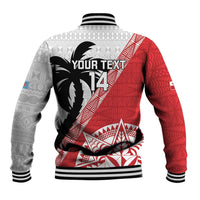 Fiji and Tonga Rugby Custom Baseball Jacket Flying Fijians Ikale Tahi Together Pacific - Polynesian Pride