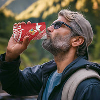 Fiji and Tonga Rugby 4 in 1 Can Cooler Tumbler Flying Fijians Ikale Tahi Together Pacific - Polynesian Pride