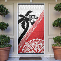Fiji and Tonga Rugby Custom Door Cover Flying Fijians Ikale Tahi Together Pacific - Polynesian Pride