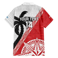Fiji and Tonga Rugby Custom Family Matching Puletasi and Hawaiian Shirt Flying Fijians Ikale Tahi Together Pacific - Polynesian Pride