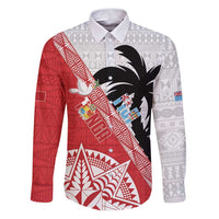 Fiji and Tonga Rugby Custom Family Matching Puletasi and Hawaiian Shirt Flying Fijians Ikale Tahi Together Pacific - Polynesian Pride