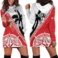 Fiji and Tonga Rugby Custom Hoodie Dress Flying Fijians Ikale Tahi Together Pacific - Polynesian Pride