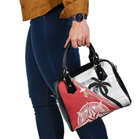 Fiji and Tonga Rugby Custom Shoulder Handbag Flying Fijians Ikale Tahi Together Pacific - Polynesian Pride