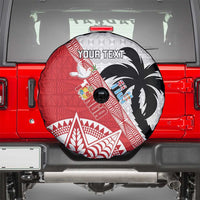 Fiji and Tonga Rugby Custom Spare Tire Cover Flying Fijians Ikale Tahi Together Pacific - Polynesian Pride