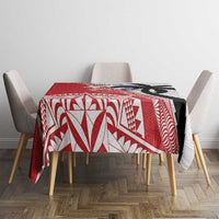 Fiji and Tonga Rugby Custom Tablecloth Flying Fijians Ikale Tahi Together Pacific - Polynesian Pride