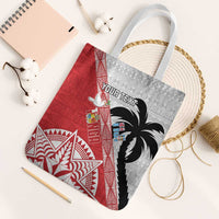 Fiji and Tonga Rugby Custom Tote Bag Flying Fijians Ikale Tahi Together Pacific - Polynesian Pride