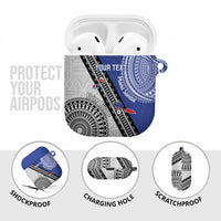 Fiji an Samoa Rugby Custom AirPods Case Flying Fijians Manu Samoa Together Pacific LT14 - Polynesian Pride